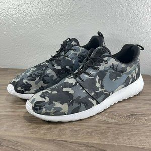 Nike Roshe Run Print 'Tiger Camo' Black/Grey 655206-019 Men's Size 12